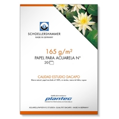 BLOCK PLANTEC ACUARELA DACAPO 17X25 CM 165 GR X 20 HJ - comprar online