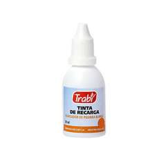 TINTA TRABI PARA MARCADOR PIZARRA NARANJA 30 ML - comprar online