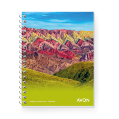 CUADERNO AVON 16 X 21 cm ESPIRAL X 84 HOJAS RAYAS - comprar online