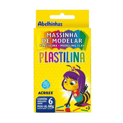 PLASTILINA ACRILEX X 6 UNIDADES