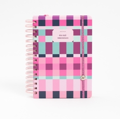 AGENDA FW 2025 DIARIA 15 X 21 PINK CUADROS