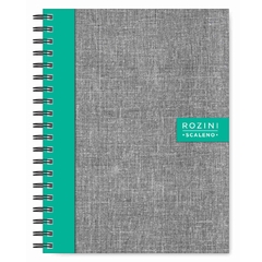 CUADERNO ROZINI 16 X 21 CM T/D CUADRICULADO ESPIRAL DOBLE - Librerías Kiwi