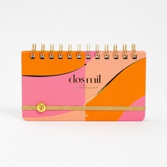 AGENDA FW 2025 POCKET 17 X 9.4 PINK ONDAS - comprar online