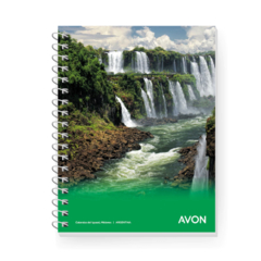 CUADERNO AVON 16 X 21 cm ESPIRAL X 84 HOJAS CUADROS - Librerías Kiwi