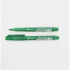 MARCADOR PIZZINI PERMANENTE VERDE 1 MM - comprar online