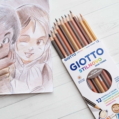 LAPIZ COLOR GIOTTO SKINTONES X 12 - comprar online