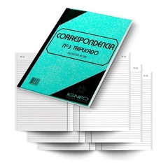 LIBRO CORRESPONDENCIA Nº 3 TRIPLICADO IGNEO - comprar online