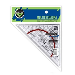 MULTIESCUADRA PIZZINI 20 CM X 45° - comprar online