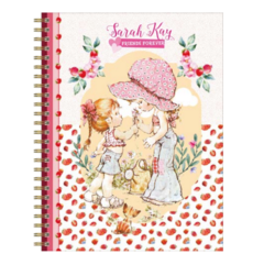 CUADERNO 16 X 21 TAPA DURA ESPIRAL RAYADO SARAH KAY - comprar online