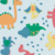 PAPEL DE PAREDE DINOSSAUROS Cute Dinos Azul