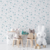 PAPEL DE PAREDE GRANILITE Terrazzo Clean Azul e Tiffany - comprar online