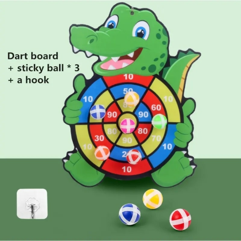 Montessori Dart Board Alvo Jogo De Esportes Brinquedos Para Crianças 4 A 6  Anos