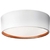 PLAFON CIRCLE 4 CFL 23W DIAMETRO 370X145MM BRANCO TOTAL COBRE