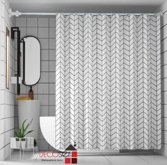 CORTINA DE BAÑO CB PVC 3D 180X180