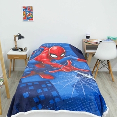 FRAZADA CORDERITO HOMBRE ARAÑA 1½ PL - comprar online