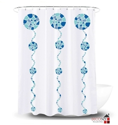 CORTINA DE BAÑO INTIMITY COTTON TOUCH ESTAMPADA 180X180 - comprar online