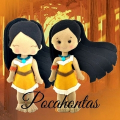 Boneca Princesa Pocahontas Decoração em Feltro - comprar online