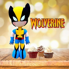 Boneco Wolverine Feltro Decoração Enfeite Festa