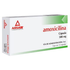 Amoxicilina 500mg 12 cápsulas (Amsa)