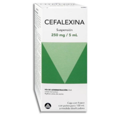 Cefalexina Suspensión 250mg 100ml (Maver)