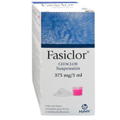 Cefaclor Suspensión 375mg 50ml (Fasiclor)