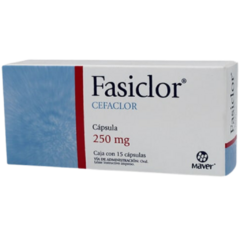 Cefaclor 250mg 15 cápsulas (Fasiclor)