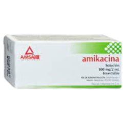 Amikacina 100mg 2 ampolletas (Amsa)