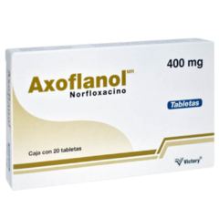 Norfloxacino 400mg 20 tabletas (Axoflanol)