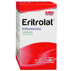 Eritromicina Suspensión 125mg (Eritrolat)