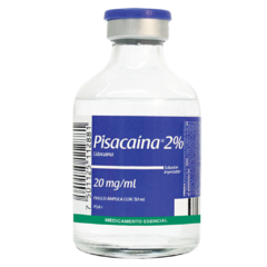 Lidocaína 1gr 2% 50ml (Pisacaina)