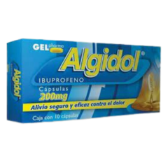 Ibuprofeno 200mg Gel 10 cápsulas (Algidol)