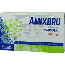 Cefixima 400mg 6 capsulas (Amixbru)