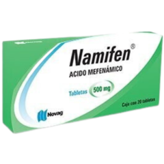 Ácido Mefenámico 500mg 20 tabletas (Namifen)