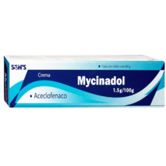 Aceclofenaco 1.5/100g 60gr Crema (Mycinadol)