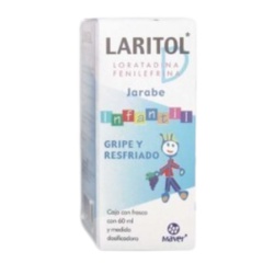 Loratadina/Fenilefrina 0.5mg/1 mg/1ml Jarabe Infantil 100ml (Laritol D)