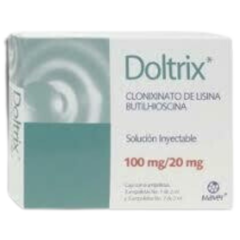 Clonixinato de Lisina/Hioscina 100mg/20mg 3 ampolletas (Doltrix)