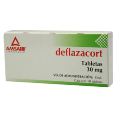 Deflazacort 30mg 10 tabletas (amsa)