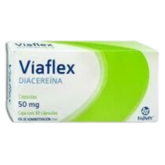 Diacereina 50mg 30 cápsulas (Viaflex)