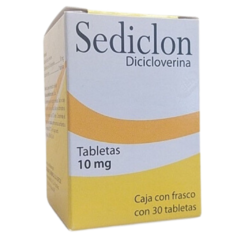 Dicicloverina 10mg 30 tabletas (Sediclon)