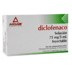 Diclofenaco 75mg 2 ampolletas (Amsa)