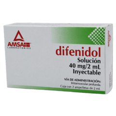 Difenidol 40mg 2 ampolletas (Amsa)