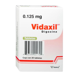 Digoxina 0.125mg 20 tabletas (Vidaxil)