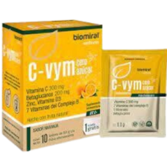 C-Vym Zero (Vitamina C, Betaglucanos, Zinc, Complejo B, Vitamina D3)