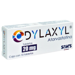 Atorvastatina 20mg 10 tabletas (Dylaxyl)