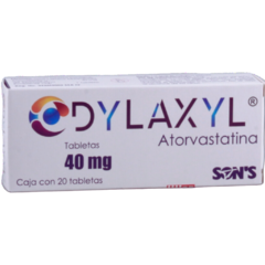 Atorvastatina 40mg 20 tabletas (Dylaxyl)