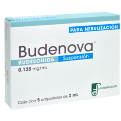 Budesonida para Nebulizar 125mg 5 ampolletas (Budenova)