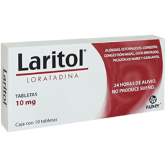 Loratadina 10mg 10 tabletas (Laritol)