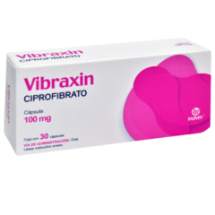 Ciprofibrato 100mg 30 cápsulas (VIBRAXIN)