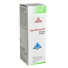 Ciprofloxacino 3mg Gotas Oftálmica 5ml (Amsa)