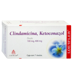 Clindamicina/Ketoconazol 100mg/400mg 7 óvulos (Loffymix)